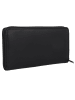 mano Donna Giulia Geldbörse Leder 20 cm schwarz