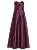 SWING Kleid in aubergine - 0001