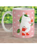 Mr. & Mrs. Panda Kindertasse Einhorn Gärtner ohne Spruch in Rot Pastell