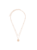 Steel_Art Layering Halskette Frauen Livia rose goldfarben in rosegoldfarben