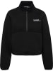 Hummel Halbreißverschluss Sweatshirt Reflektierend Logo Hmltech Damen in BLACK