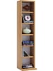 VCM  Holz CD DVD Stand Aufbewahrung Deko Regal Elementa in Buche