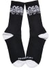 Mister Tee Mister Tee Unisex Major City 069 Socks 2-Pack in black/white