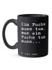 Mr. & Mrs. Panda Becher Ein Fuchs muss tun,... mit Spruch in Schwarz