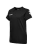 Hummel Logo T-Shirt Kurzarm Top aus Baumwolle HMLGO in Schwarz