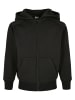 Urban Classics Zip-Kapuzenpullover in schwarz