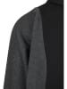 Urban Classics Urban Classics Herren Cut On Sleeve Hoody in black/charcoal