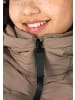 Timezone Puffer-Jacke wasserabweisend recycelte Wattierung in Braun