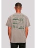 F4NT4STIC Oversize T-Shirt US National Parks Montage in Asphalt