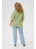 KAFFE curve Kurzarm-Bluse KCmorine Regular fit in Oil Green