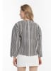 DreiMaster Vintage Wickeljacke in Dunkelmarine Wollweiss