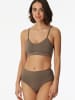 Schiesser Bustier Seamless Matt in taupe