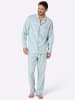 WITT WEIDEN Pyjama in ecru-mint-bedruckt