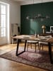 KADIMA DESIGN Esstisch Akazie mit Baumkante, Kompakt, Industrial Style