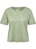 Hummel Hummel T-Shirt Hmlmt Yoga Damen Atmungsaktiv in SEAGRASS