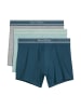 Marc O'Polo Langer Boxer Modal in grey melange/gray mist/blue
