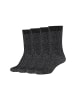 S. Oliver Kurzsocken 4er Pack silky touch in Schwarz