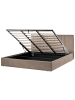 Beliani Doppelbett TARASCON in Beige - (W) 198 x (H) 103 x (L) 214 cm