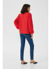 Kaffe Langarm-Bluse KApaulina Regular fit in Fiery Red CC.