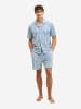 Marc O'Polo Pyjamaoberteil Terry Towel in niagara mist embossed stripe