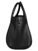 Cluty Handtasche 2 in 1 echt Leder in schwarz