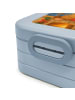 Mr. & Mrs. Panda MEPAL Bentobox Maus Weihnachten Design mit Spruch in Blau Pastell