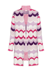 IZIA Damen Cardigan in Pink Mehrfarbig