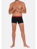 Bruno Banani Retro Short / Pant Flowing in Rot / schwarz