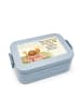 Mr. & Mrs. Panda Bentobox Spinne Agathe Pommes Design mit Spruch in Blau Pastell