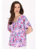 Usha Women Blouse in blue multicolor