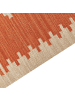 Beliani Kelim GAVAR in Orange/Beige/Braun - (W) 160 x (L) 230 cm