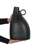 Beliani Dekovase NARBADA in Schwarz - (W) 21 x (H) 36 x (L) 17 cm