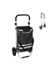 relaxdays Einkaufstrolley in Schwarz - 45 l