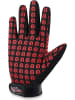 Normani Outdoor Sports Raubfischhandschuhe Hunter in Schwarz/Rot