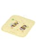 Mr. & Mrs. Panda 2er Set Topflappen  Hummeln mit Kleeblatt ohne ... in Gelb Pastell