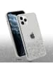 cadorabo Hülle für Apple iPhone 11 Glitter in Transparent mit Glitter