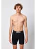 SNOCKS Lange Boxershorts Schwarz 6 Stück