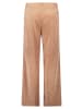 BETTY & CO Anzughose mit weitem Bein in Beige