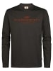 Petrol Industries Langarmshirt mit Printprint millwall in Schwarz
