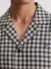 Marc O'Polo Pyjamaoberteil Cozy Flannel in dark navy check