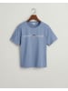 Gant T-Shirt in blue water