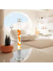 Licht-Erlebnisse Lavalampe EEK G Ø 6 x (H)76 cm in Silber Orange KlarSilber Orange Klar