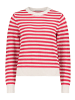 BETTY & CO Strickpullover mit Struktur in Cream/Red