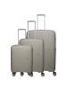 travelite Tamaris x Travelite Voyaage 4 Rollen Kofferset 3-teilig mit Dehnfalte in sand
