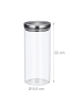 relaxdays 3x Vorratsglas in Transparent - 1,3 l