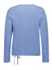 Betty Barclay Strickpullover mit Tunnelzug in Middle Blue Melange