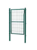 SONGMICS Gartentor Patya in Grün - (B)106 x (H)200 x (T)6 cm