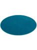 Snapstyle Velours-Teppich Joy Rund in petrol