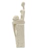 Mauro Ferretti Statuette aus cremefarbenem Kunstharz, 10 x 7,5 x 26 cm