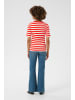 CULTURE T-shirt CUaza Relaxed fit in Red/White Stripe